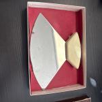 Caribou Ulu Knife with Wood Handle