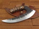 D2 Steel Custom Ulu Knife for Kitchen & Camping