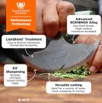 Dalstrong Joker 7-Inch Ulu Knife with Sheath