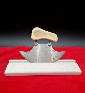 Alaskan 6" ULU Knife with Bone Handle