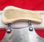 Alaskan 6" ULU Knife with Bone Handle