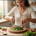 Tiyoorta Ulu Knife and Recessed Cutting Board Set