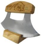 Inupiat Style 6” Alaskan Ulu Knife with Etched Handle