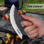Hand Forged Viking Ulu Boning Knife for Meat