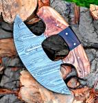 Damascus Steel Alaskan Chef Ulu Knife 1813