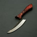 9.5-Inch Hand Forged Alaskan Ulu Knife with Sheath