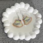 Ulu Knife Shape Humpback Whale Earrings