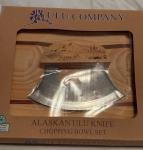 Alaska Ulu Knife and Chopping Bowl Set