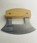 5” Alaskan Stainless Steel Wood Handle Ulu Knife