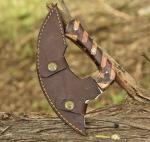 Alaskan Ulu Knife Pizza Cutter with Sheath