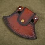 Hand Forged Alaskan Ulu Knife with Wood Handle
