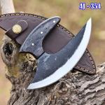 Alaskan Ulu Pizza Cutter with Sheath