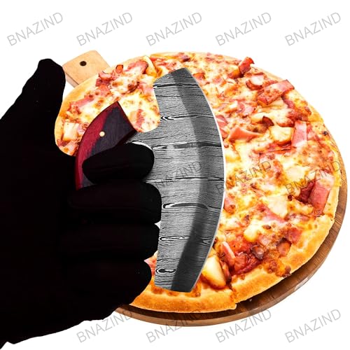 Damascus Alaskan Ulu Knife - Multi-Purpose Cutter