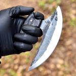 Alaskan Ulu Pizza Cutter with Sheath