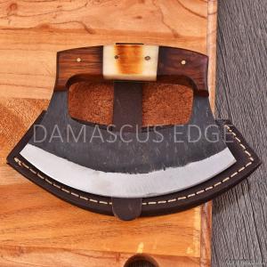 Personalized Carbon Steel Ulu - Versatile Skinning Knife