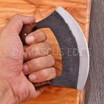 Personalized Carbon Steel Ulu - Versatile Skinning Knife