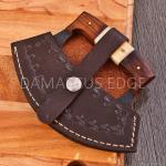 Personalized Carbon Steel Ulu - Versatile Skinning Knife