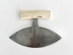 Greenland Inuit Ulu Knife with Reindeer Antler Handle