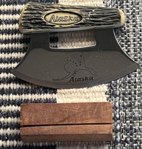 Alaska Ulu Knife with Stainless Steel Blade