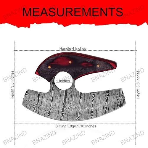 Damascus Alaskan Ulu Knife - Multi-Purpose Cutter