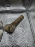 Antique Inuit Ulu Knife with Steel and Horn