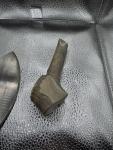 Antique Inuit Ulu Knife with Steel and Horn