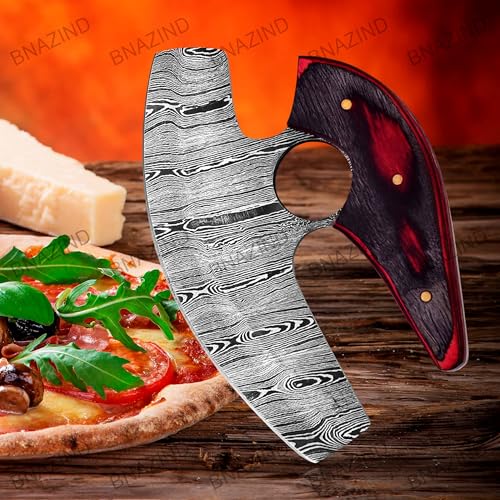 Damascus Alaskan Ulu Knife - Multi-Purpose Cutter