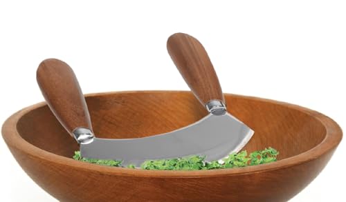 TIYOORTA ULU Knife Mezzaluna Chopper for Veggies