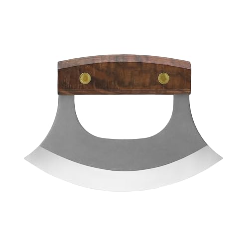 Lamson Walnut Handle Ulu Knife, 6.25