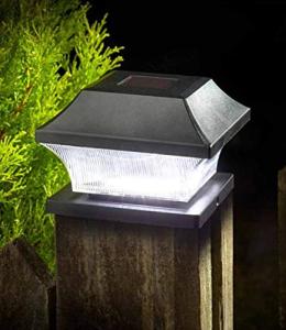 Solar LED Post Cap Lights for Patio & Garden