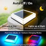 4 Pack Solar Color Changing Garden Lights
