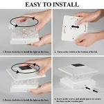 Bright LED Solar Post Cap Lights - 6 Pack