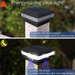 Solar Post Lights for Outdoor Garden Decor