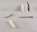 Set of 4 White Solar Gutter Lights