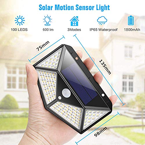 Super Bright Solar Motion Security Lights - 4PK