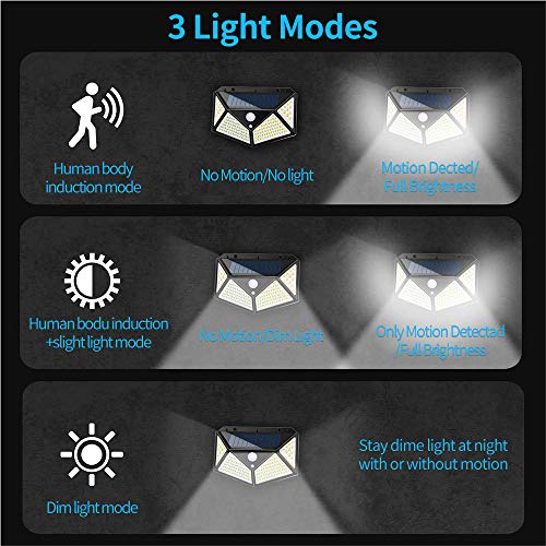 Super Bright Solar Motion Security Lights - 4PK