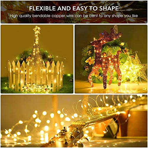 100 LED Solar Fairy Lights - 2 Pack