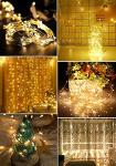 Augone 100 LED Solar Fairy String Lights - 2 Pack