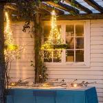 Augone 100 LED Solar Fairy String Lights - 2 Pack