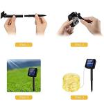 Ztoone Solar String Lights - Waterproof LED Fairy Lights