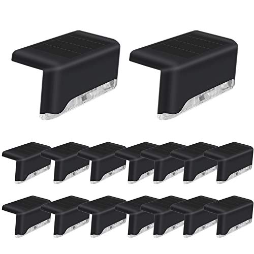 16 Pack Solar Deck LED Lights - Warm White