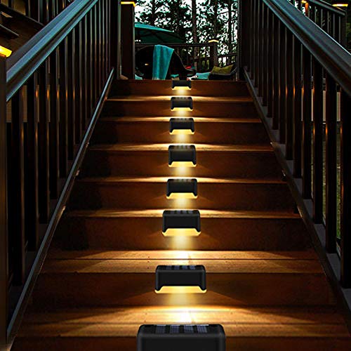 16 Pack Solar Deck LED Lights - Warm White