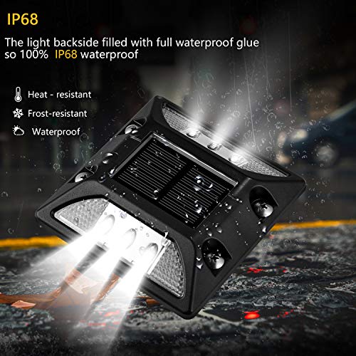 Waterproof Solar Deck Lights for Outdoor Pathway - 4 Pack