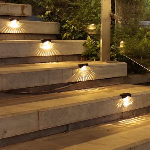 Solar Step Lights for Outdoor Deck - 4 Pack