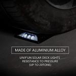 KMASHI Waterproof Solar LED Garden Path Lights, 4 Pack