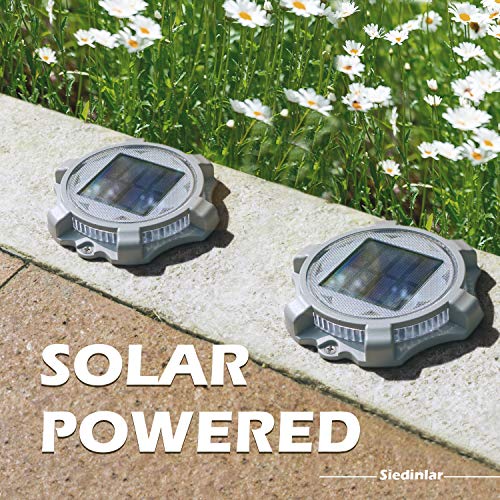 Solar Deck Lights with 2 Modes and 12 LEDs