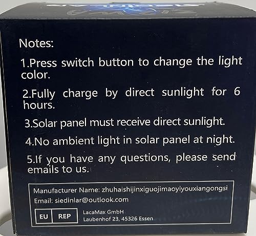 Solar Deck Lights with 2 Modes and 12 LEDs
