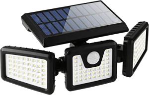 FLOWood Solar Motion Sensor Lights for Outdoors