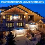 Veofoo Solar Motion Sensor Security Lights with LEDs