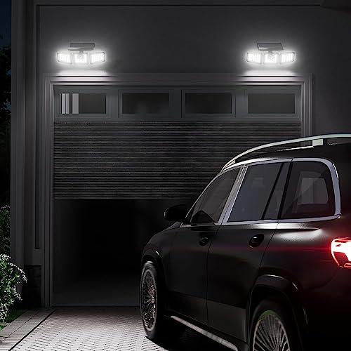 KIBTOY Outdoor Solar Security Light - Bright & Waterproof